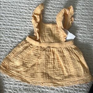 Yellow Ruffled Baby Dress
